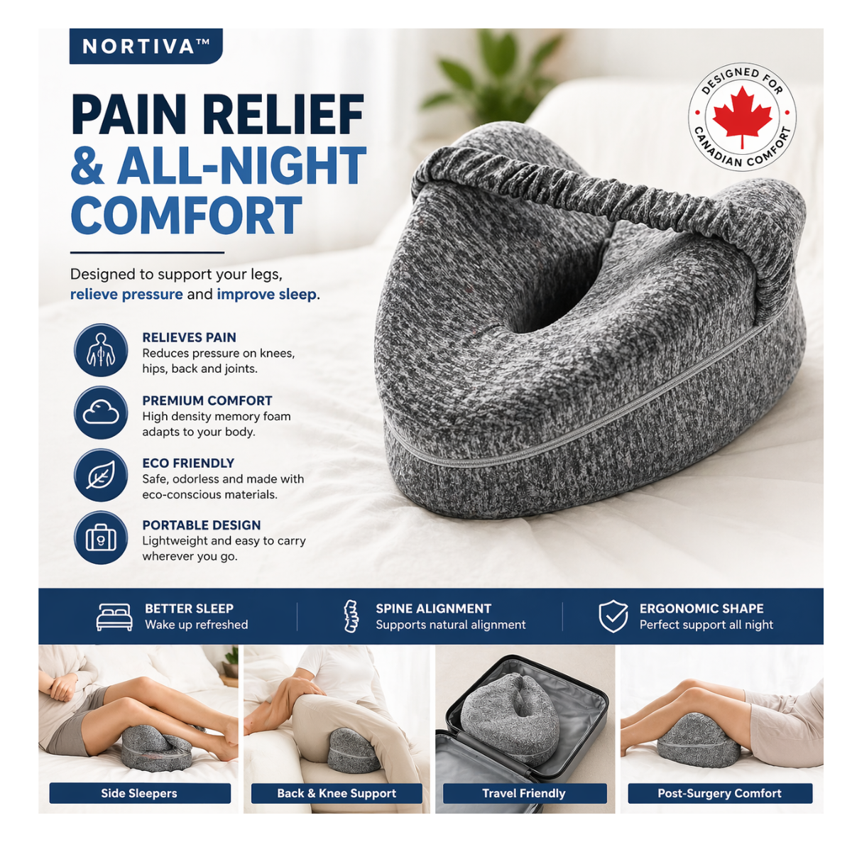 NorthRest™ Contour Leg Pillow