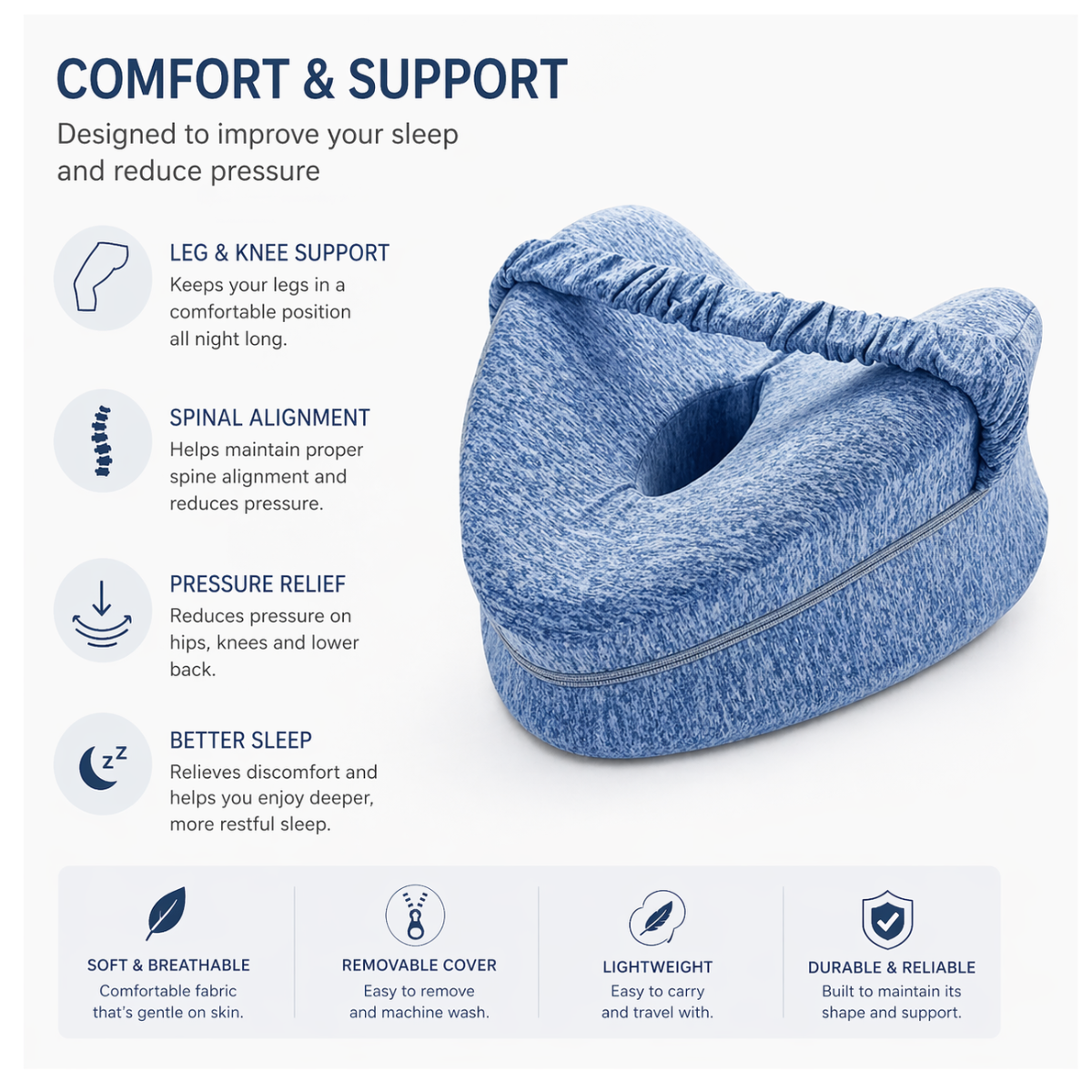 NorthRest™ Contour Leg Pillow