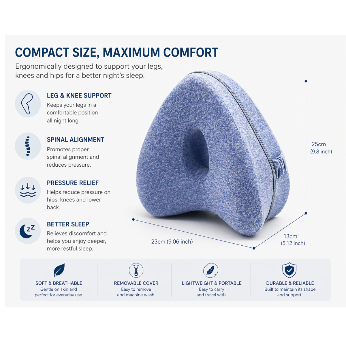 NorthRest™ Contour Leg Pillow