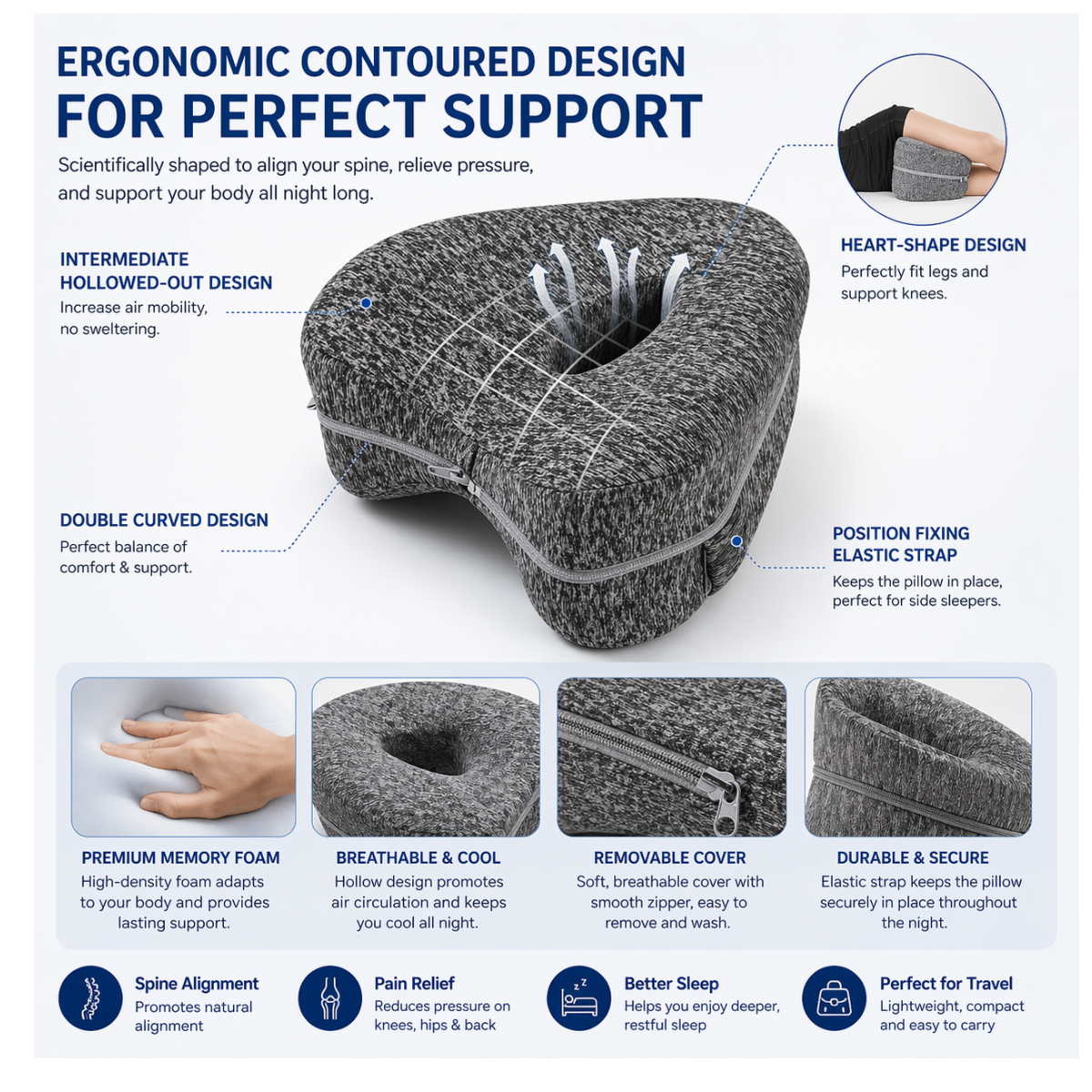 NorthRest™ Contour Leg Pillow