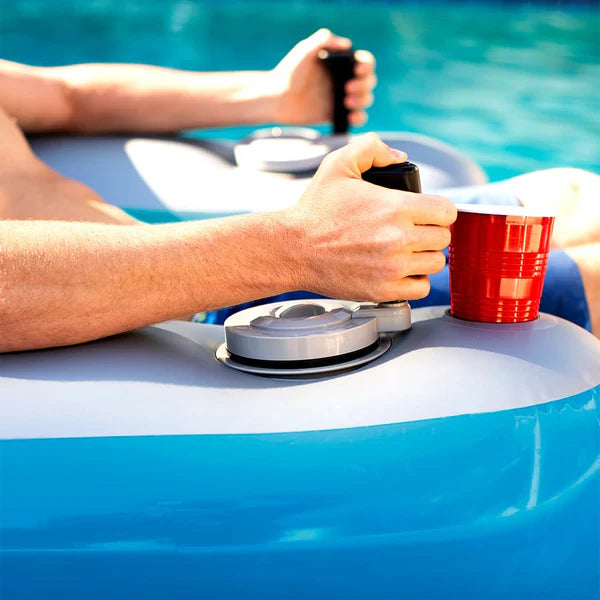 HidroDeslizador™ : La tumbona de piscina inteligente con doble motor y giro de 360°