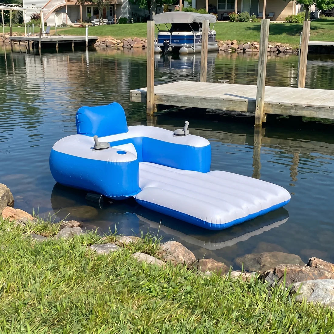HidroDeslizador™ : La tumbona de piscina inteligente con doble motor y giro de 360°