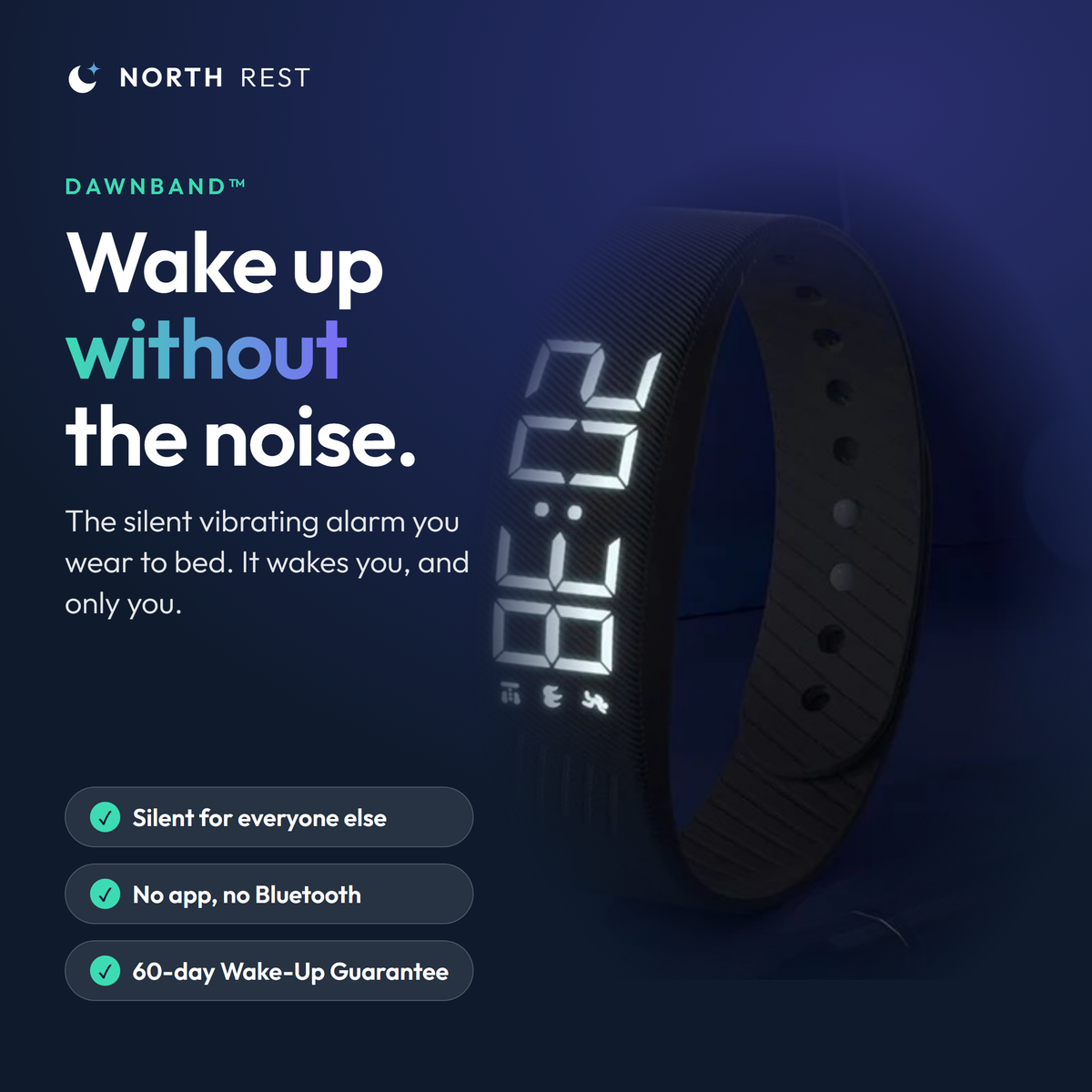 NorthRest DawnBand: wake up without the noise